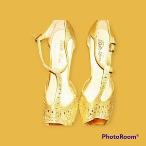 Women's Bella Luna Gold High Heels
